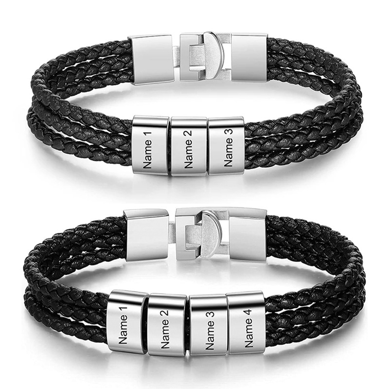 Coordinates Bracelet - Gelang Pria Kustom dengan Nama Gelang