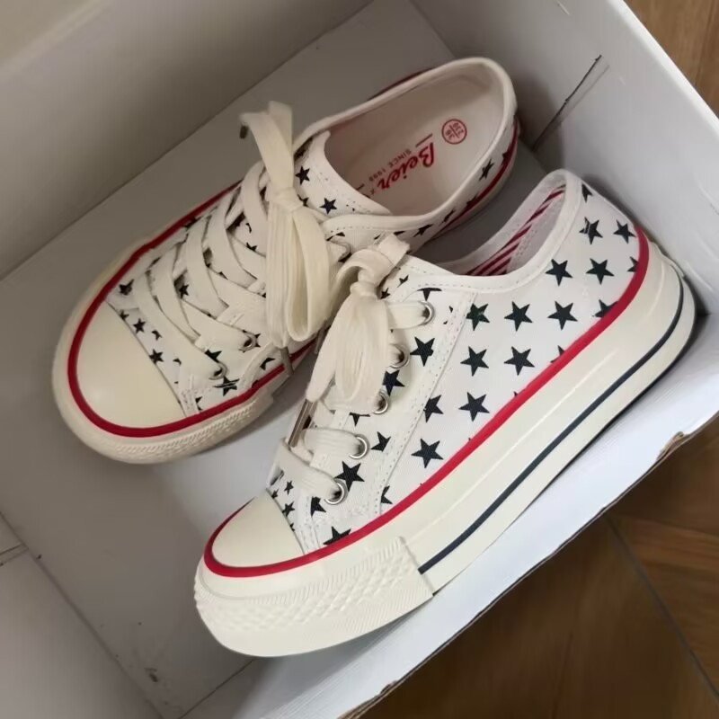 Vans Shoes Old Skool - Sepatu Kanvas Kasual Star Low-Top Sol