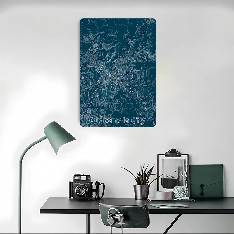 Poster Peta Kota Guatemala dar - Custom Map Poster ulasan dan harga