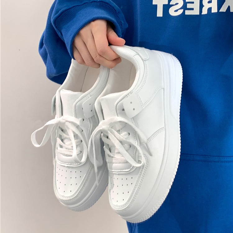 Sepatu Sneakers Putih Platform - Vans Shoes Old Skool ulasan dan harga