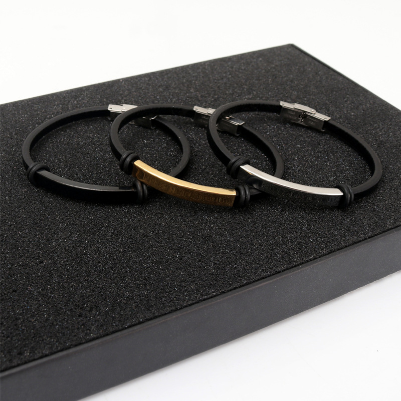 Gelang kulit untuk wanita pria - Coordinates Bracelet ulasan dan harga