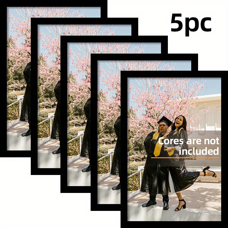 Set Bingkai Foto Kayu Hitam A4 - Engraved Wood Frame ulasan dan harga