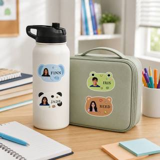 Stiker Nama Foto Kustom, Label - Custom Photo Book ulasan dan harga