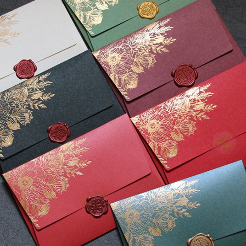 10 Buah/Kartu Kertas Khusus Am - Wax Seal Letter Kit ulasan dan harga