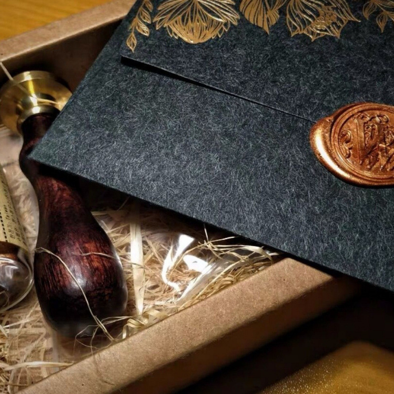 10 Buah/Kartu Kertas Khusus Am - Wax Seal Letter Kit ulasan dan harga