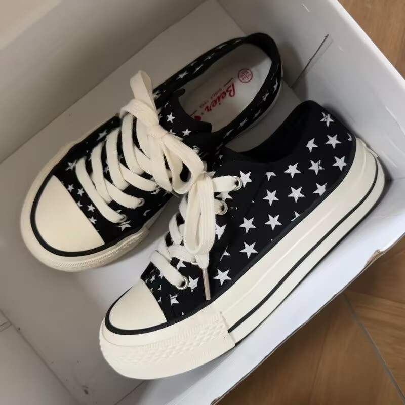 Sepatu Kanvas Kasual Star Low- - Vans Shoes Old Skool ulasan dan harga