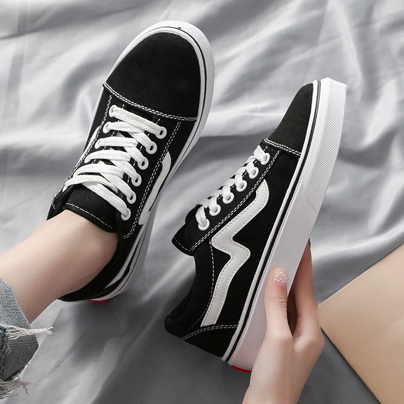 Sepatu Kanvas Baru Musim Semi  - Vans Shoes Old Skool ulasan dan harga
