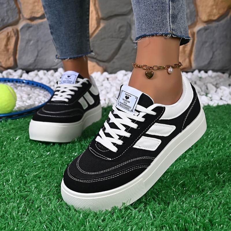 Sepatu Kanvas Wanita Baru Mode - Vans Shoes Old Skool ulasan dan harga